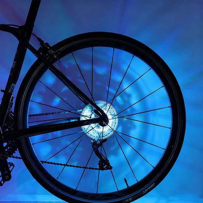 LED Cycling Wheel Hub Light for Night Riding