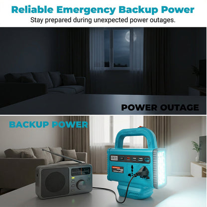 📢📢49% OFF !!!⏰Portable Power Inverter with LED Work Light
