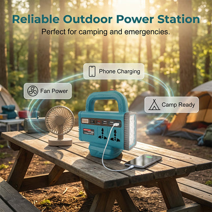 📢📢49% OFF !!!⏰Portable Power Inverter with LED Work Light