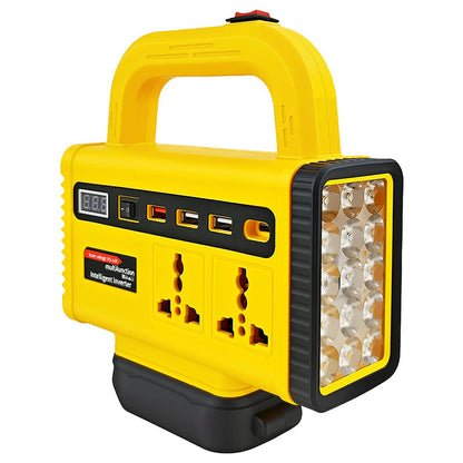 📢📢49% OFF !!!⏰Portable Power Inverter with LED Work Light