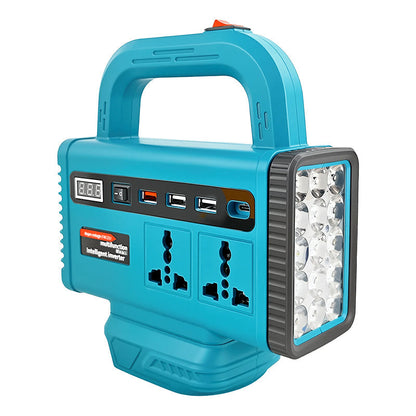 📢📢49% OFF !!!⏰Portable Power Inverter with LED Work Light
