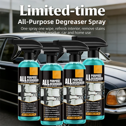 ✨Limited-time offer🔥All-Purpose Degreaser Spray🧼Remove Stains in 1 Second! ⚡
