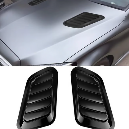 🚗 50% OFF NOW! 💨 Universal Car Hood Vent Decoration – ABS Material, Easy Adhesive Installation & Multiple Finishes 🔧