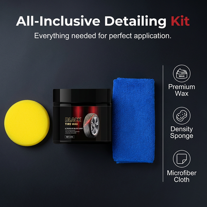 Instant Tire Shine & Protector Wax Kit