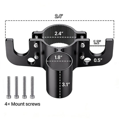 Aluminum Trailer Towing Chain Organizer Mount