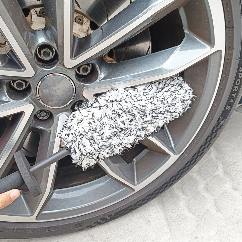 🔥HOT SALE Premium Microfiber Wheel Rim Cleaning Brush | Scratch-Free Detailing Tool