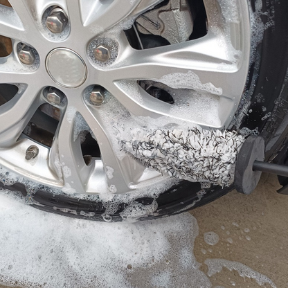 🔥HOT SALE Premium Microfiber Wheel Rim Cleaning Brush | Scratch-Free Detailing Tool