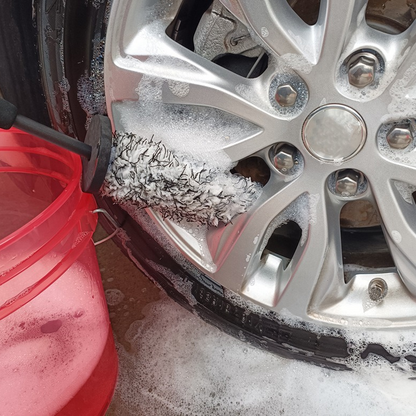 🔥HOT SALE Premium Microfiber Wheel Rim Cleaning Brush | Scratch-Free Detailing Tool