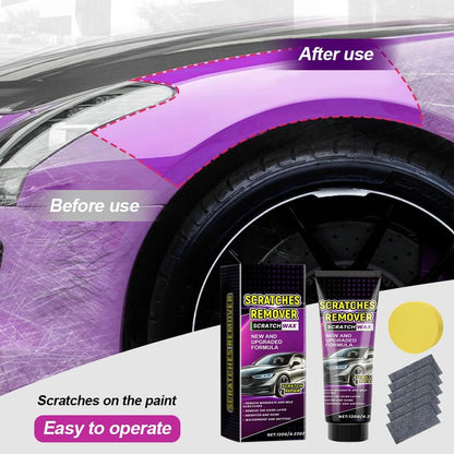 🔥🔥Buy 2 get 1 free 🔥Car Scratch Remover Wax with Nano Cloth