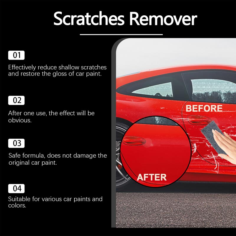 🔥🔥Buy 2 get 1 free 🔥Car Scratch Remover Wax with Nano Cloth