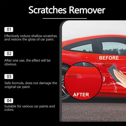 🔥🔥Buy 2 get 1 free 🔥Car Scratch Remover Wax with Nano Cloth