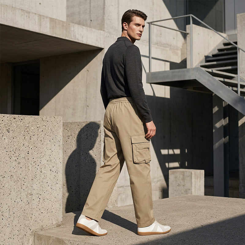 🎉 LIMITED TIME 50% OFF! 👖 Men's Outdoor Multi-Pocket Cargo Pants – 50K+ Sold! Elastic Drawstring Waist & Relaxed Athletic Fit 💝