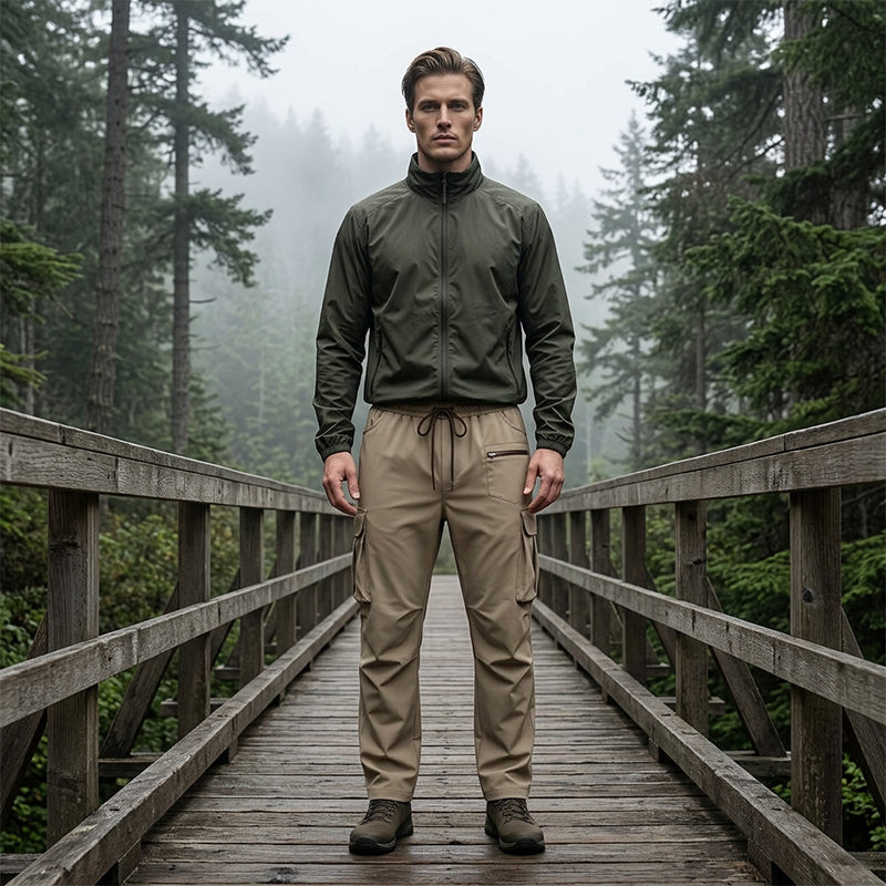 🎉 LIMITED TIME 50% OFF! 👖 Men's Outdoor Multi-Pocket Cargo Pants – 50K+ Sold! Elastic Drawstring Waist & Relaxed Athletic Fit 💝