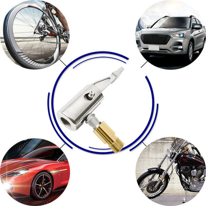 Quick-Clamp Tire Inflator Nozzle Adapter