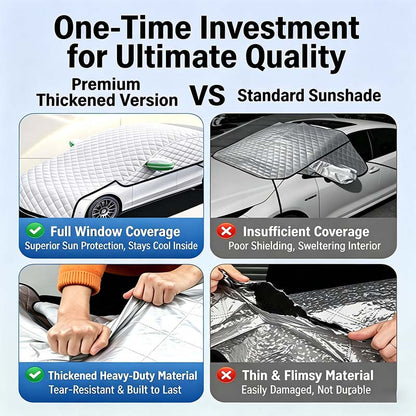 🎁2026 New Arrivals 50% OFF💥Car Windshield Snow Cover – All‑season, multi‑layer. Covers hood, glass & side windows. Strong straps, no slipping! 🚙💨