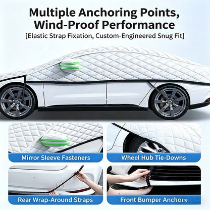 🎁2026 New Arrivals 50% OFF💥Car Windshield Snow Cover – All‑season, multi‑layer. Covers hood, glass & side windows. Strong straps, no slipping! 🚙💨