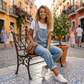 ✨ Easy Everyday Comfort | Women's Relaxed-Fit Denim Overalls with Deep Pockets