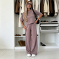 👚 LIMITED-TIME 50% OFF! ✨ Women's Top & Wide-Leg Pants Set – Soft, Breathable, Lounge Wear 🌿