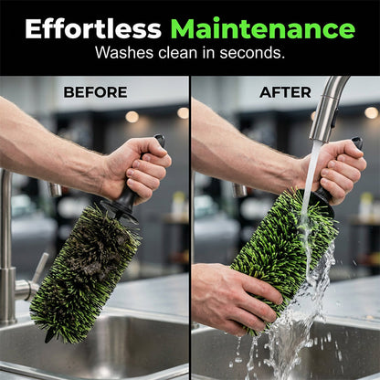 🔥2026 HOT SALE💥 50% OFF🧼Wheel Barrel Cleaning Brush – Deep Reach Microfiber for Rims, Calipers & Engine Bay – Scratch-Free Soft Bristles, Ergonomic Grip + Knuckle Guard – Includes Storage Box
