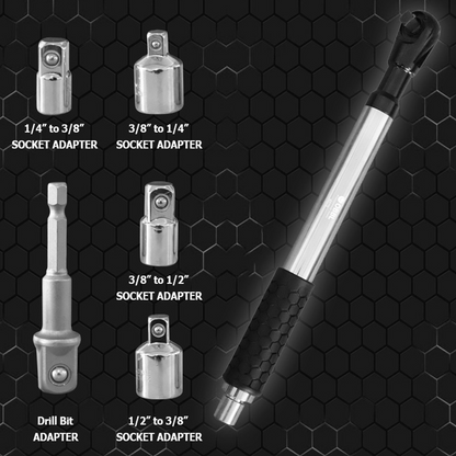 🔧 LIMITED-TIME 50% OFF! ✨ Extendable Ratchet Wrench – Dual-Mode, Chrome Vanadium, Versatile ⚙️
