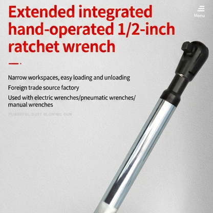 🔧 LIMITED-TIME 50% OFF! ✨ Extendable Ratchet Wrench – Dual-Mode, Chrome Vanadium, Versatile ⚙️