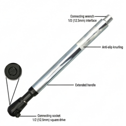 🔧 LIMITED-TIME 50% OFF! ✨ Extendable Ratchet Wrench – Dual-Mode, Chrome Vanadium, Versatile ⚙️