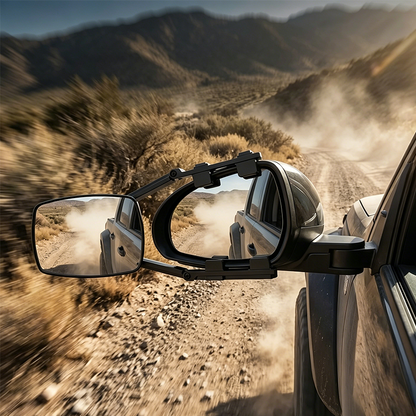 🔥 LIMITED TIME 50% OFF! 🚛 See More, Tow Safer – Adjustable Extendable Trailer Mirror 👀