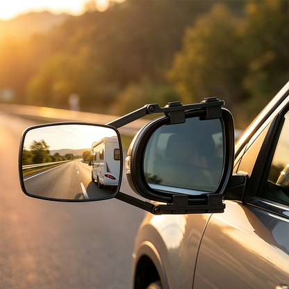 🔥 LIMITED TIME 50% OFF! 🚛 See More, Tow Safer – Adjustable Extendable Trailer Mirror 👀
