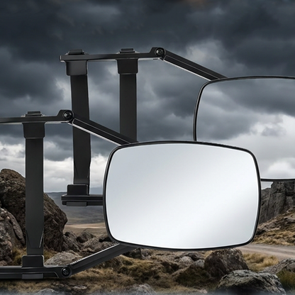 🔥 LIMITED TIME 50% OFF! 🚛 See More, Tow Safer – Adjustable Extendable Trailer Mirror 👀