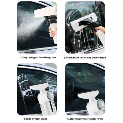 Electric Glass Squeegee with LED Display