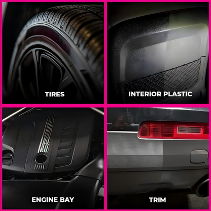 ✨🚗 Plastic & Trim Restorer Spray – Brings Black Back! | UV Protection ✅
