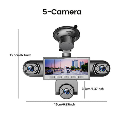 🥳 50% OFF! 🥳 HD 1080P Multi-Lens Dash Cam with Night Vision