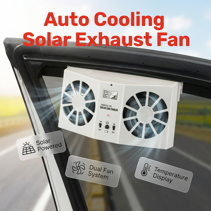 🌞Solar Powered Car Exhaust Fan