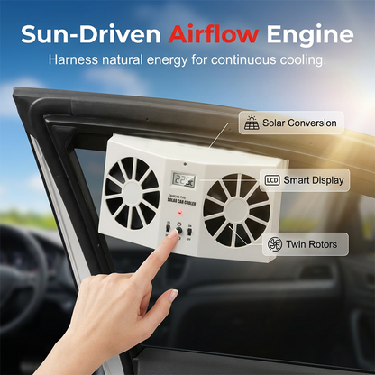 🌞Solar Powered Car Exhaust Fan