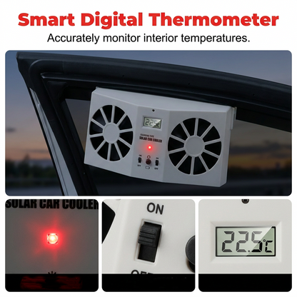 🌞Solar Powered Car Exhaust Fan