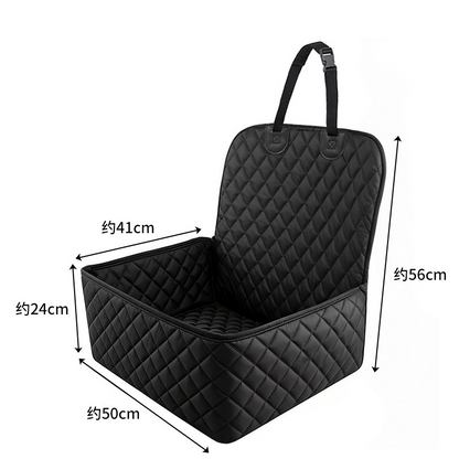 Convertible Car Pet Seat Cover and Booster Dog Basket