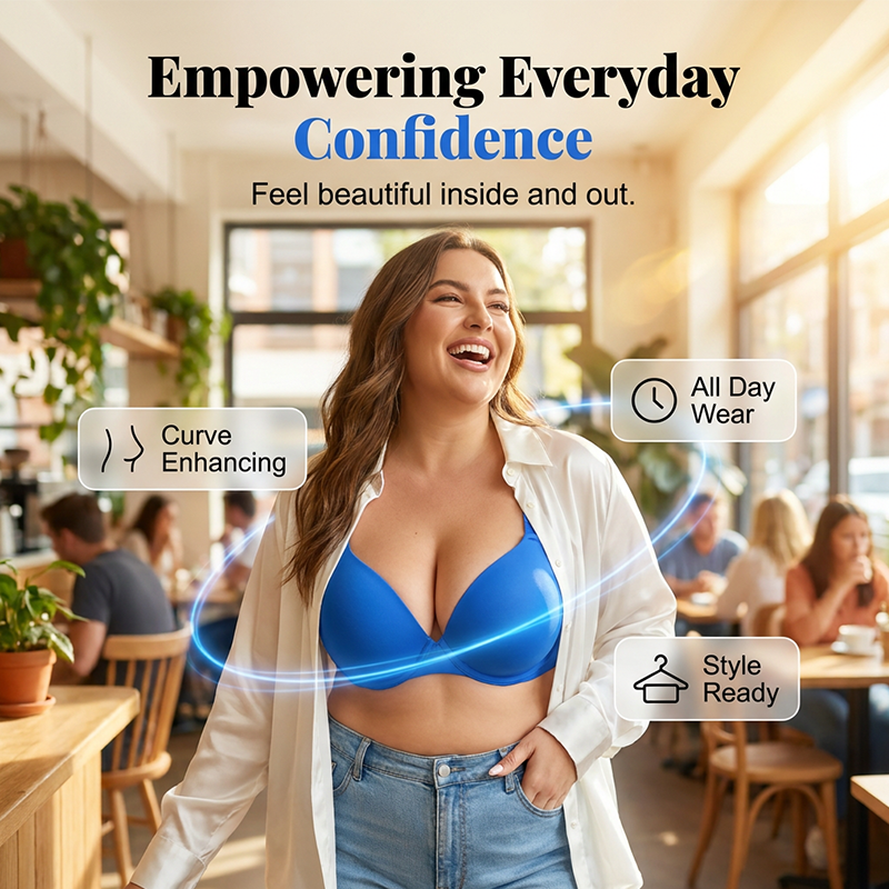 💐Women's Deep V Push Up Padded Everyday Bras👍Enhancer Outdoorfun Low Plunge Breathable Classic Style