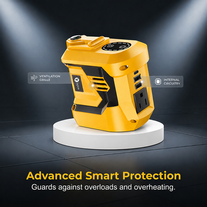 🏕️ OUTDOOR POWER DEAL ⚡ 300W Portable Power Inverter – Compact, Lightweight & Built for Camping and Backup Use