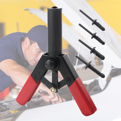 41-Pieces Plastic Rivet Gun Set - Professional Riveting Tool Kit