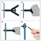 41-Pieces Plastic Rivet Gun Set - Professional Riveting Tool Kit