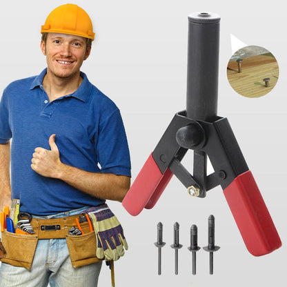41-Pieces Plastic Rivet Gun Set - Professional Riveting Tool Kit