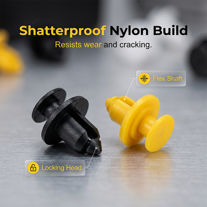 Mixed Vehicle Support Rod Clips