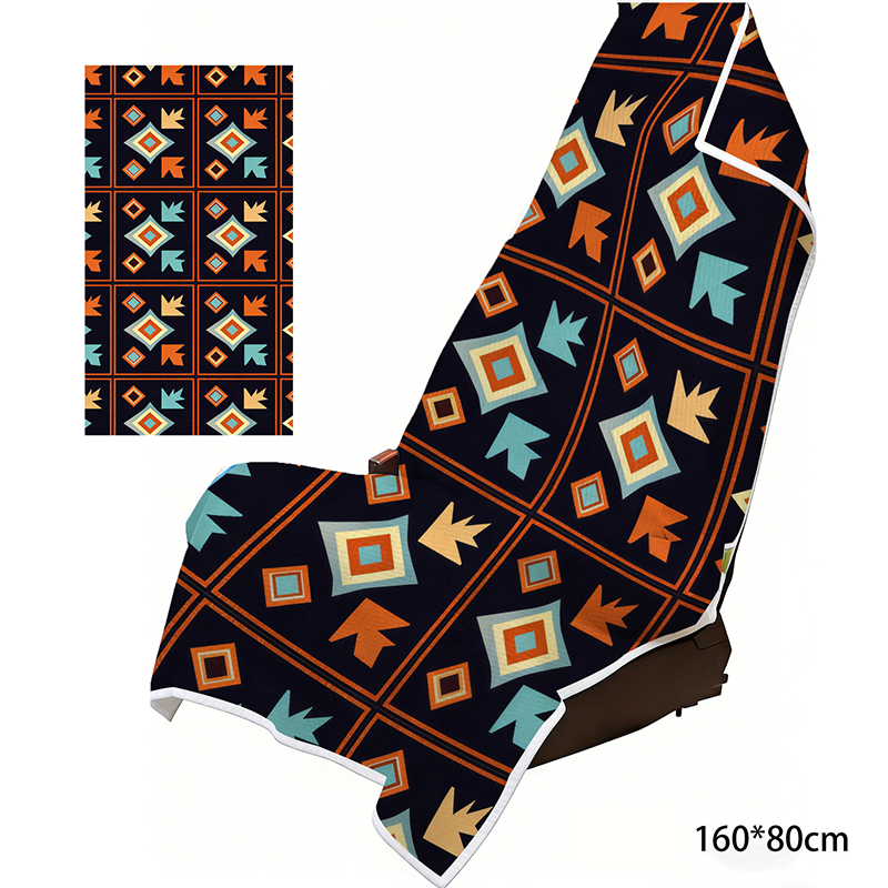 2-in-1 Microfiber Beach Towel & Car Seat Cover