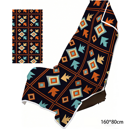 2-in-1 Microfiber Beach Towel & Car Seat Cover