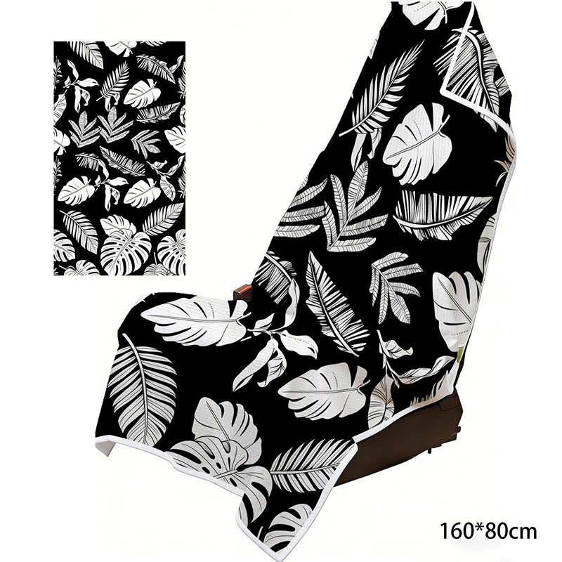 2-in-1 Microfiber Beach Towel & Car Seat Cover