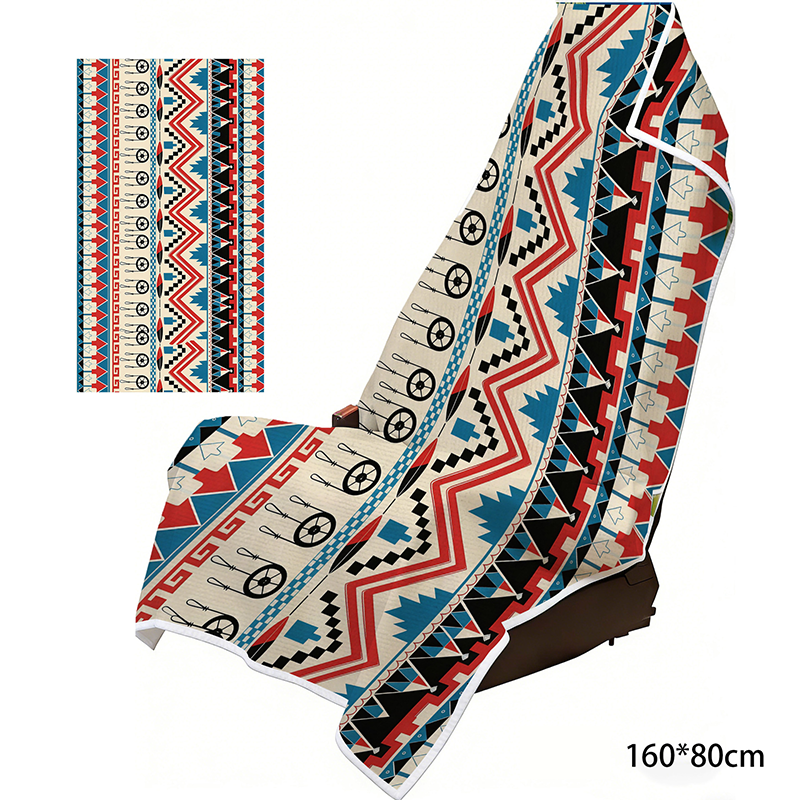 2-in-1 Microfiber Beach Towel & Car Seat Cover