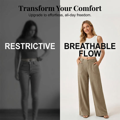 🎉🔥Women's Summer Breathable Wide Leg Casual Pants