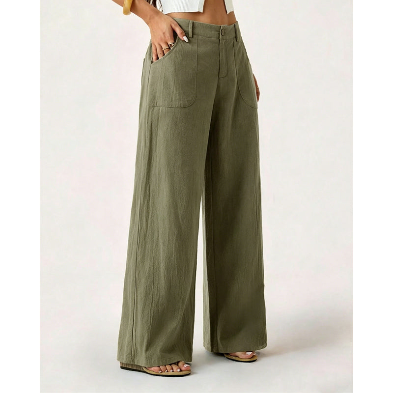 🎉🔥Women's Summer Breathable Wide Leg Casual Pants