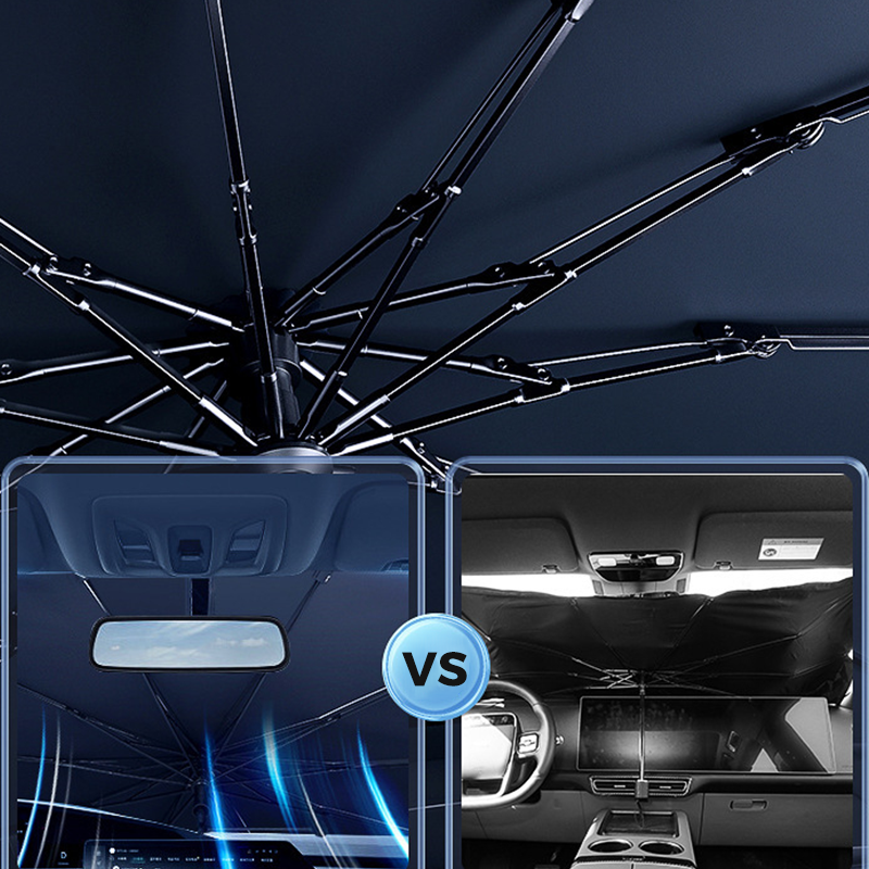 Flexible Car Windshield Sunshade Umbrella