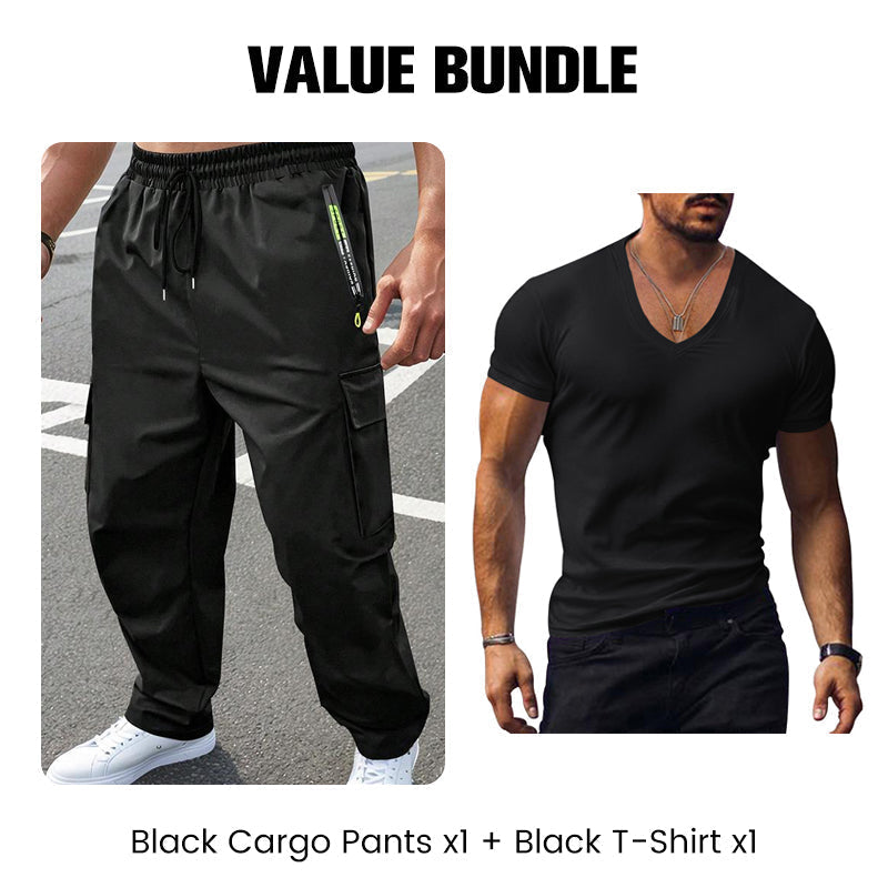 🎉 50% OFF! 🪖 Viral Multi-Pocket Cargos – Built for the Grind ☀️